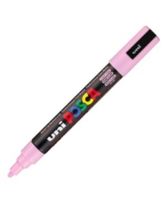 Marcador uni posca pc5m color rosa claro punta 18 25mm