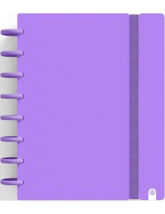 CUADERNO INGENIOX A5 80H CUADRICULA VIOLETA