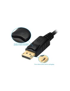 133441 adaptador de cable de vídeo 0,24 m DisplayPort DVI-D + VGA (D-Sub) + HDMI Negro 2