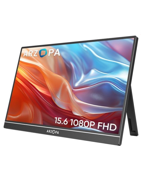 A1 pantalla para PC 39,6 cm (15.6") 1920 x 1080 Pixeles Full HD LCD Gris