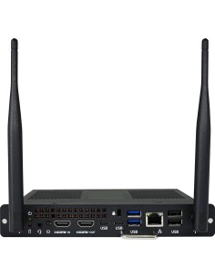 WB7E120U PCs/estación de trabajo Intel Core Ultra 7 155H 16 GB DDR4-SDRAM 256 GB SSD Windows 11 Pro Slim PC Mini PC Negro