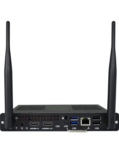 WB7E120U PCs/estación de trabajo Intel Core Ultra 7 155H 16 GB DDR4-SDRAM 256 GB SSD Windows 11 Pro Slim PC Mini PC Negro