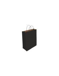 329840 bolsa de papel Negro