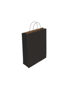329842 bolsa de papel Negro