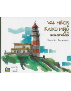 Val minor e baixo mino en acuarelas