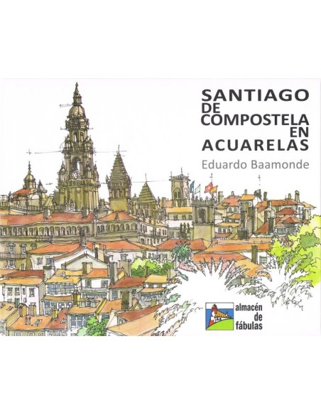 Santiago de compostela en acuarelas