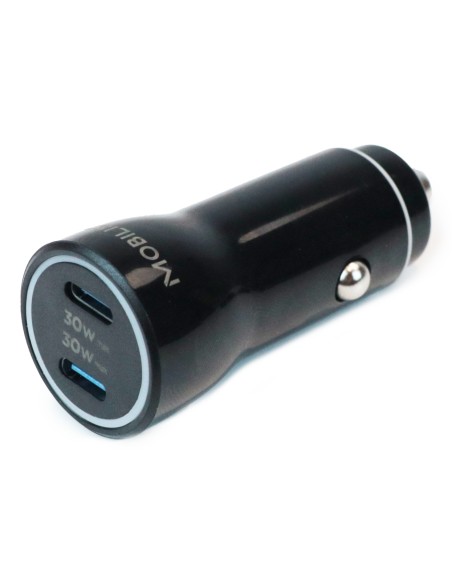 020022 cargador de dispositivo móvil Smartphone, Tableta Negro Encendedor de cigarrillos Auto