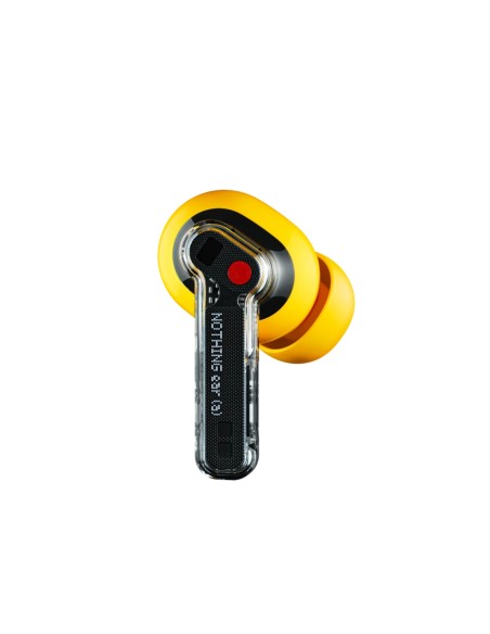 Ear (a) Auriculares True Wireless Stereo (TWS) Dentro de oído Llamadas/Música USB Tipo C Bluetooth Transparente, Amarillo