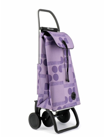 I-Max Logos Negro, Púrpura Bolsa para carrito de la compra
