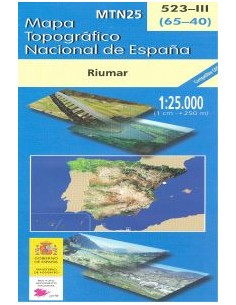 523 IIIMapa topografico Riumar1 25000