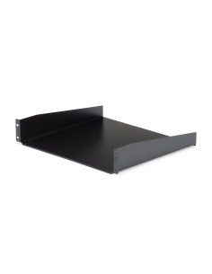 Estante 2U Bandeja Estándar para Armario Rack Universal de Servidores de 19 Pulgadas - de Acero de Servicio Pesado - Capacidad d