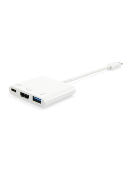 133461 base para portátil y replicador de puertos USB 3.2 Gen 1 (3.1 Gen 1) Type-C Blanco