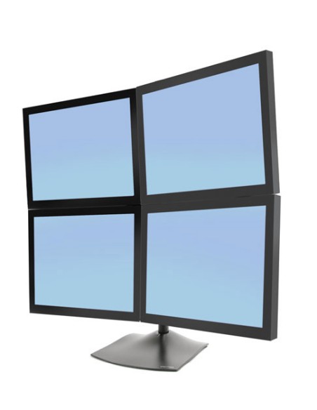 DS Series DS100 Quad Monitor Desk Stand 61 cm (24") Negro Escritorio
