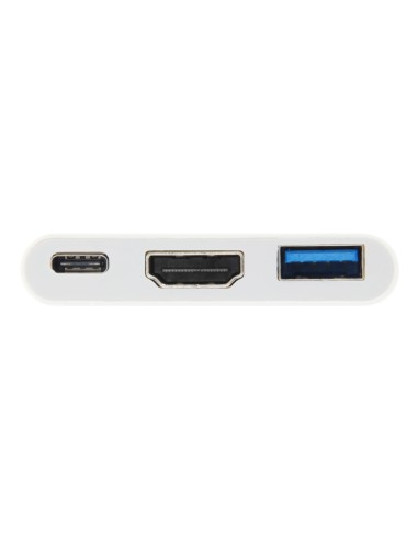 133461 base para portátil y replicador de puertos USB 3.2 Gen 1 (3.1 Gen 1) Type-C Blanco