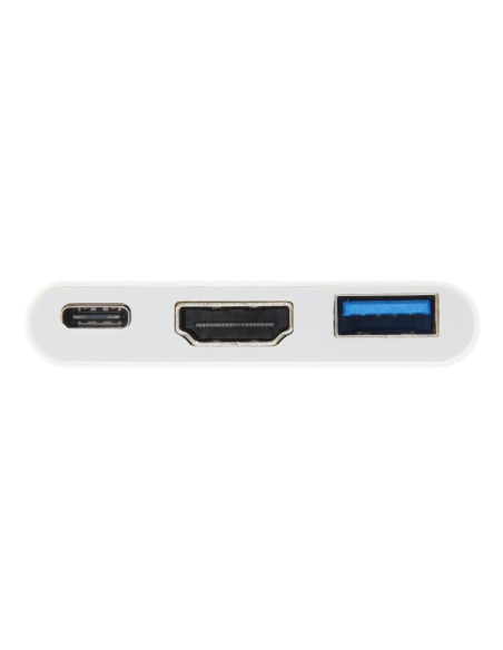 133461 base para portátil y replicador de puertos USB 3.2 Gen 1 (3.1 Gen 1) Type-C Blanco