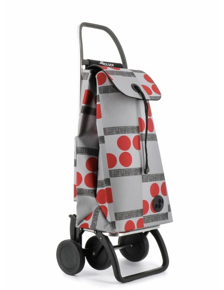 I-Max Logos Negro, Gris, Rojo Bolsa para carrito de la compra