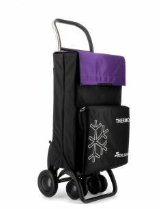 Thermo Fresh MF Negro, Púrpura Bolsa para carrito de la compra