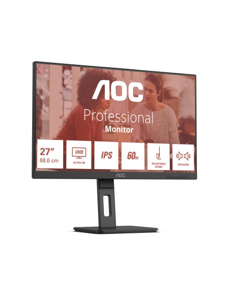 E3 U27E3UF pantalla para PC 68,6 cm (27") 3840 x 2160 Pixeles 4K Ultra HD LED Negro