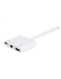 133463 base para portátil y replicador de puertos USB 3.2 Gen 1 (3.1 Gen 1) Type-C Blanco