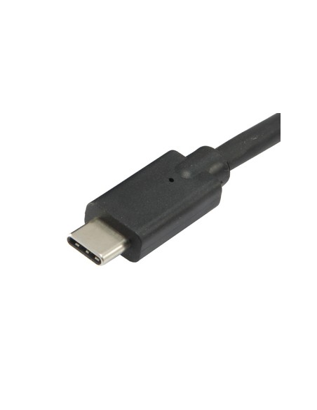 133468 adaptador de cable de vídeo 1,8 m USB Tipo C DVI-D Negro