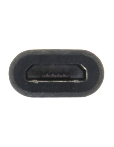 133472 cambiador de género para cable USB C Micro USB B Negro
