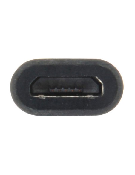 133472 cambiador de género para cable USB C Micro USB B Negro