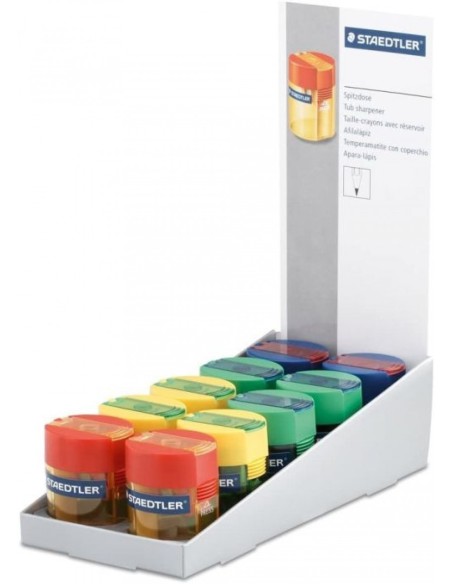 C 10 AFILALAPICES SIMPLE PLASTICO CON DEPOSITO SURTIDOS