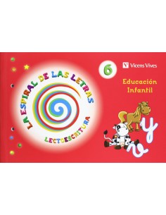 11LECTOESCRITURA 6ESPIRAL DE LETRAS INFANTIL
