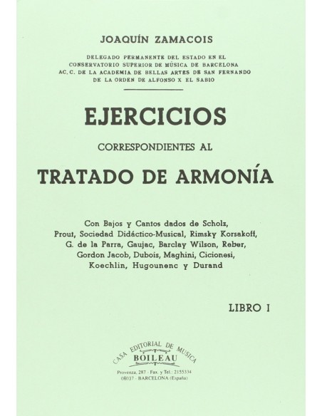 Ejercicios de armonia