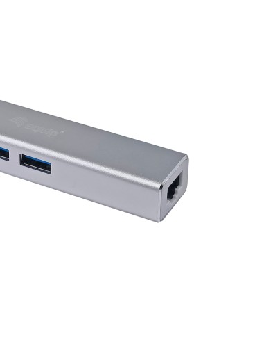 133481 base para portátil y replicador de puertos USB 3.2 Gen 1 (3.1 Gen 1) Type-C Plata