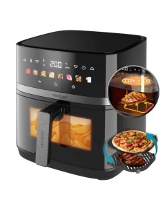 Cecofry&Grill Duoheat 8000 Sencillo 8 L Independiente 2200 W Freidora de aire caliente Negro
