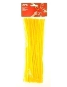 LIMPIA PIPAS APLI AMARILLO 30 cm. B/50 - Pack de 5 unidades