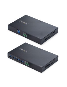 Extensor USB 3.0 por Ethernet de 4 Puertos - Hasta 1km por Cable RJ45 Cat6a/7/8 - Adaptador Remoto de Dispositivos USB - Hub USB