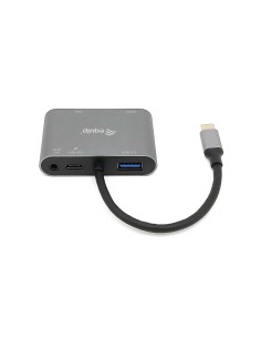 133483 base para portátil y replicador de puertos Alámbrico USB 3.2 Gen 1 (3.1 Gen 1) Type-C Negro, Gris 2