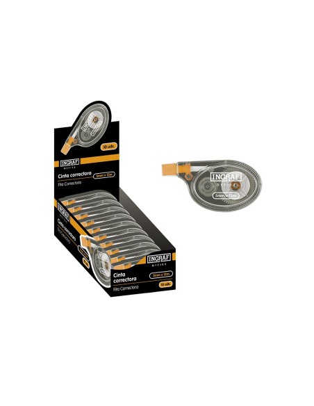 330645 corrección de películo/cinta 12 m Multicolor 10 pieza(s)