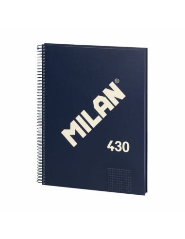 57143E80B cuaderno y block A4 80 hojas Azul - Pack 3 Unidades
