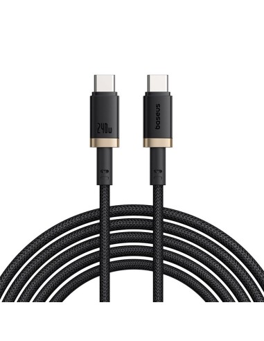 P10377803U03-00 cable USB USB 2.0 1 m USB C 0,48 Gbit/s 240 W Oro, Negro