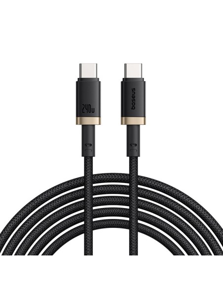 P10377803U03-00 cable USB USB 2.0 1 m USB C 0,48 Gbit/s 240 W Oro, Negro
