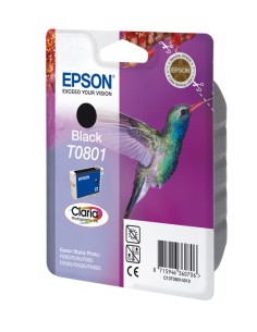 Hummingbird Singlepack Black T0801 Claria Photographic Ink