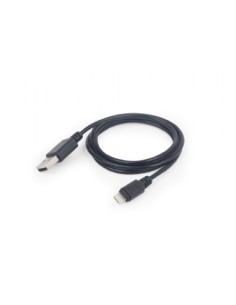 CC-USB2-AMLM-1M cable de conector Lightning Negro