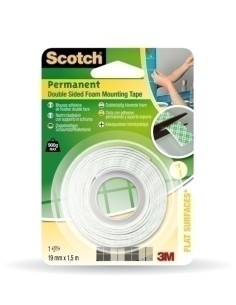 CINTA DOBLE CARA SCOTCH SOPORTE 1,5x19