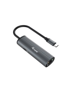 133486 base para portátil y replicador de puertos USB Tipo C Negro, Gris