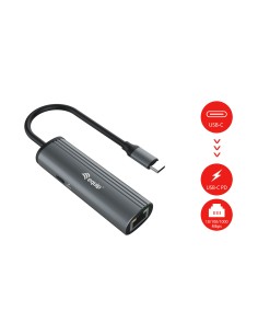133486 base para portátil y replicador de puertos USB Tipo C Negro, Gris 2