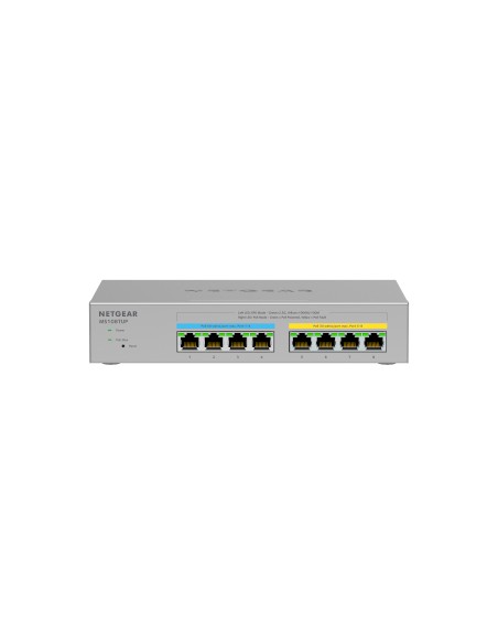 MS108TUP No administrado L2 2.5G Ethernet (100/1000/2500) Energía sobre Ethernet (PoE) Gris