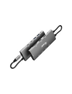133490 base para portátil y replicador de puertos Alámbrico USB 3.2 Gen 1 (3.1 Gen 1) Type-C Gris 2