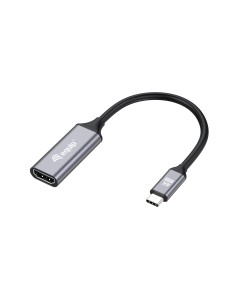 133491 adaptador de cable de vídeo 0,15 m USB Tipo C HDMI Negro, Gris