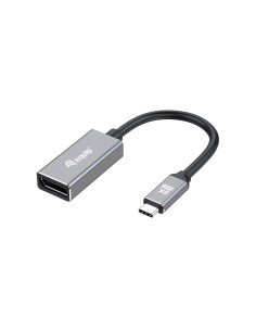 133493 adaptador de cable de vídeo 0,15 m USB Tipo C DisplayPort Negro, Gris