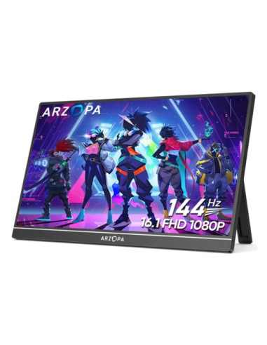 Z1FC pantalla para PC 40,9 cm (16.1") 1920 x 1080 Pixeles Full HD LCD Negro