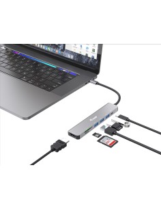133494 base para portátil y replicador de puertos Alámbrico USB 3.2 Gen 1 (3.1 Gen 1) Type-C Plata 2
