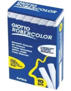 ESTUCHE 10 TIZAS BLANCAS ROBERCOLOR